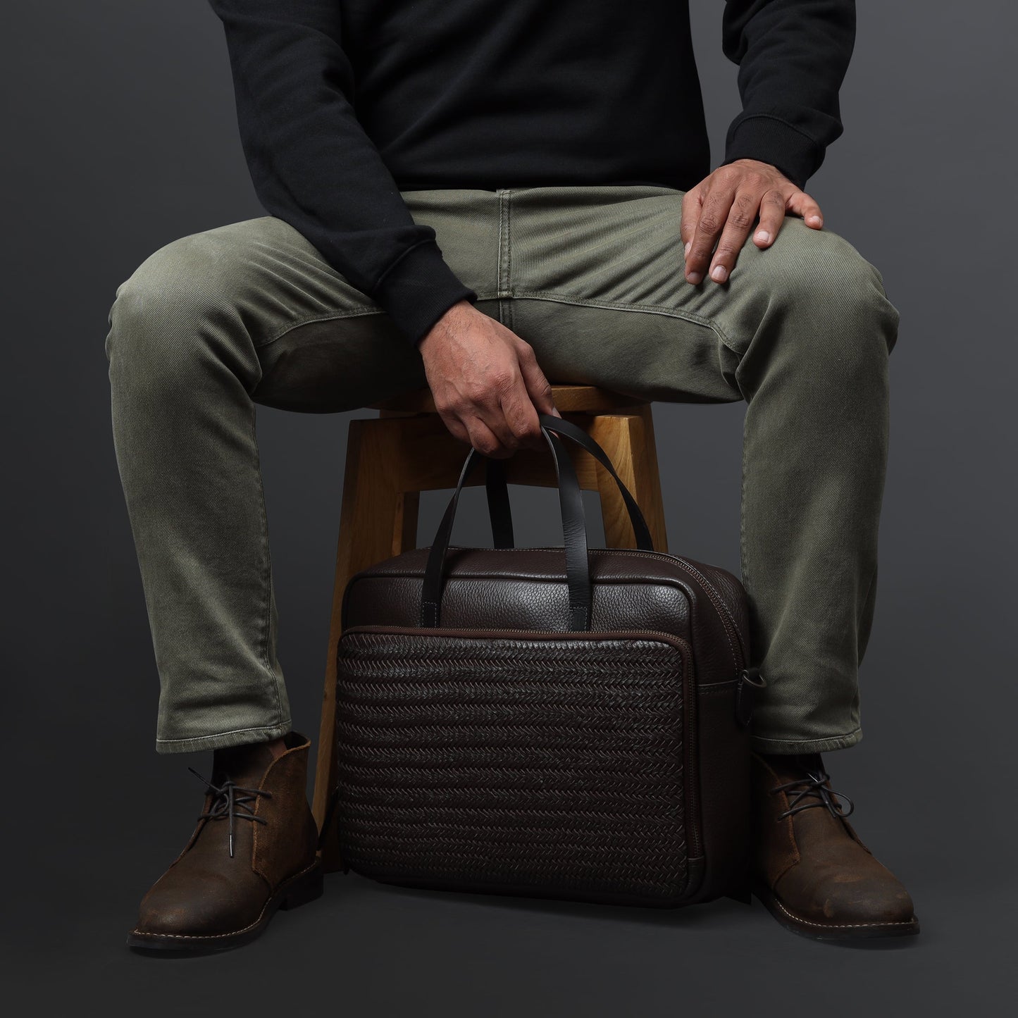 Brown Leather Briefcase