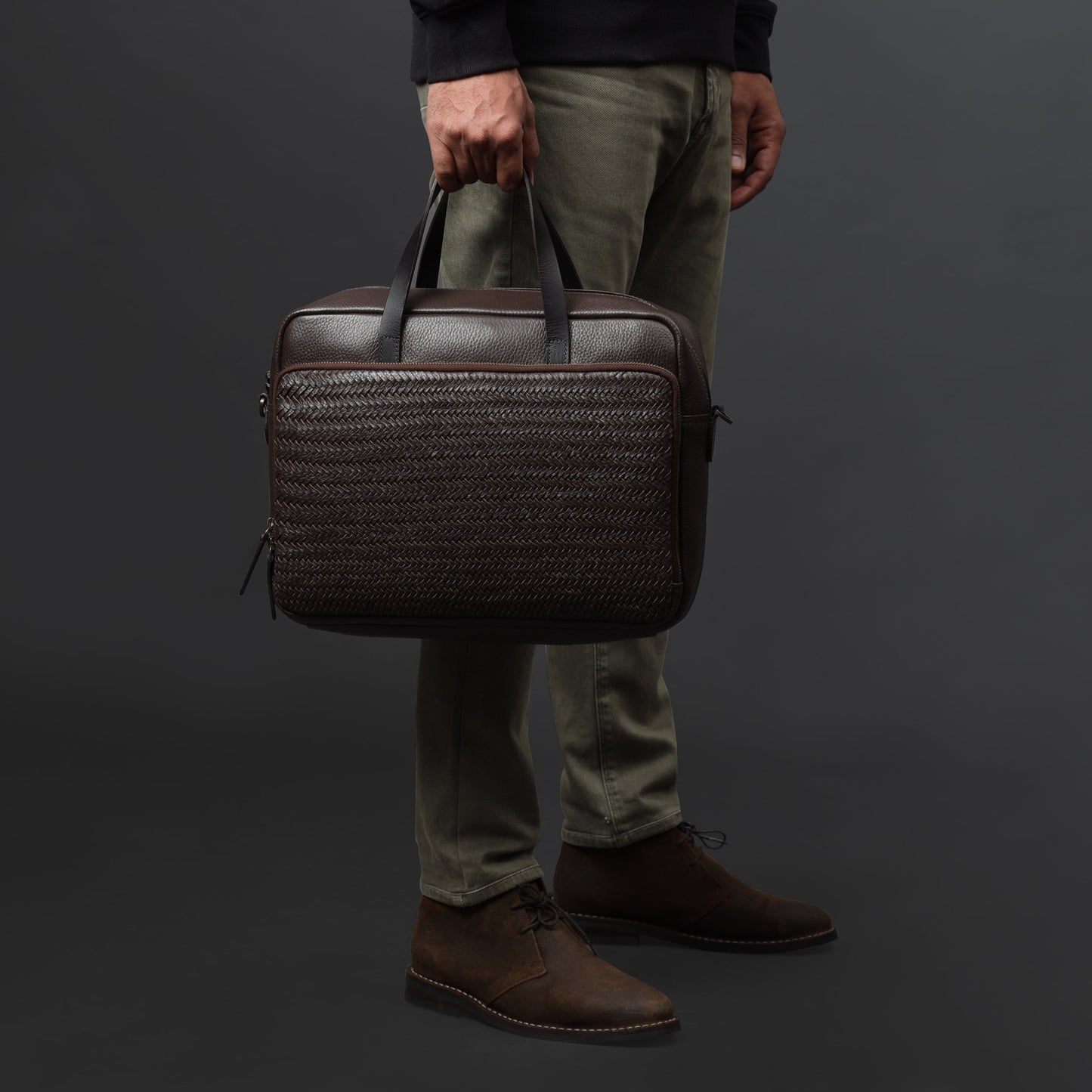 Brown Leather Briefcase