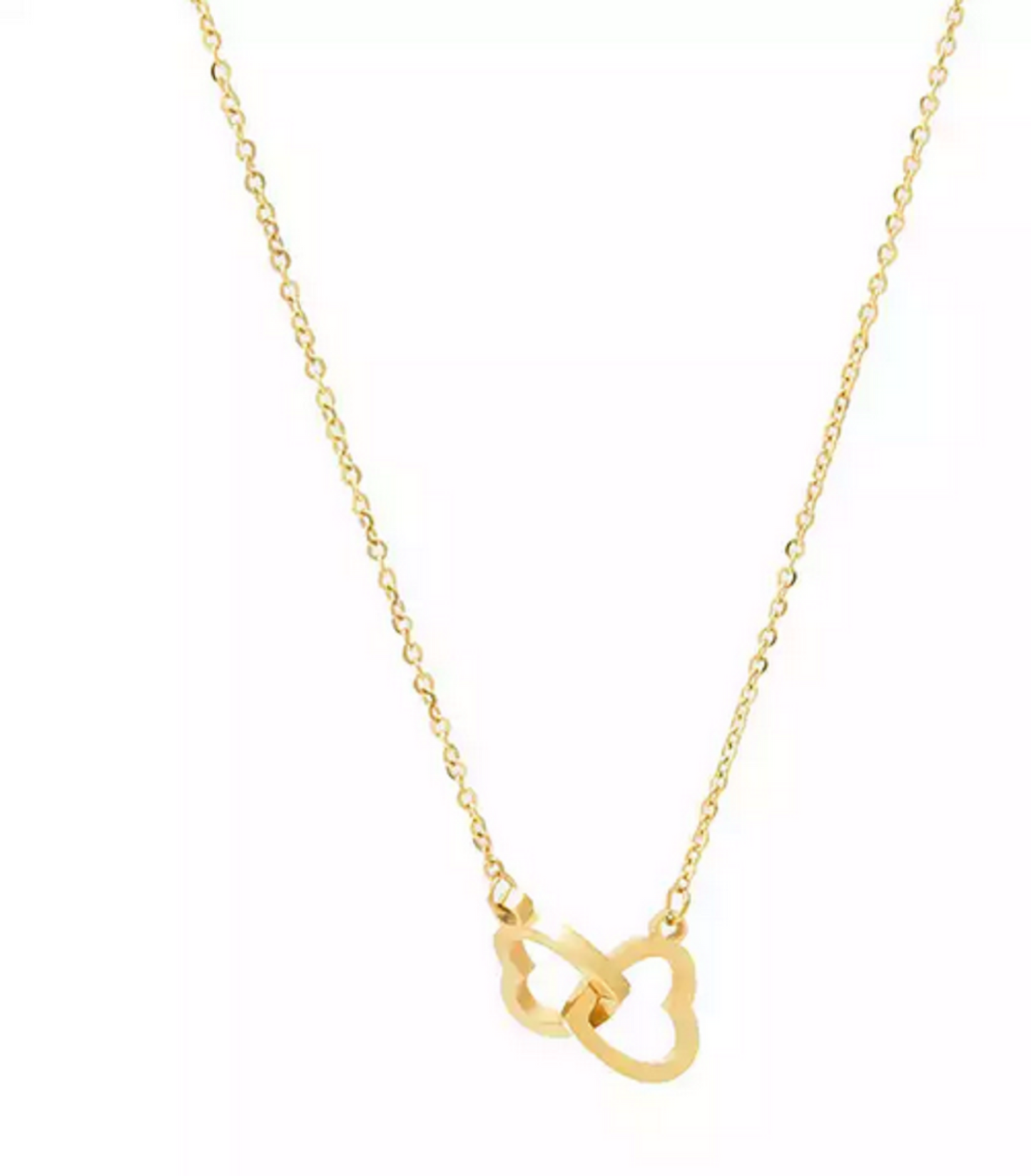 Double Heart Necklace