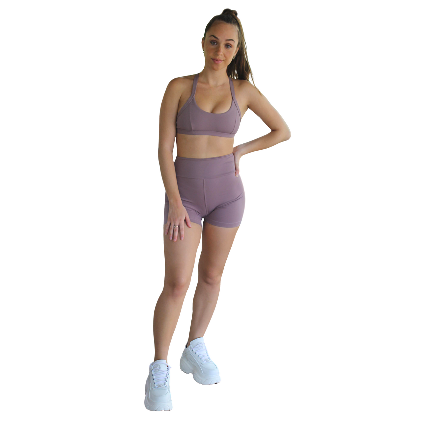 Satya Sports Bra - Plum