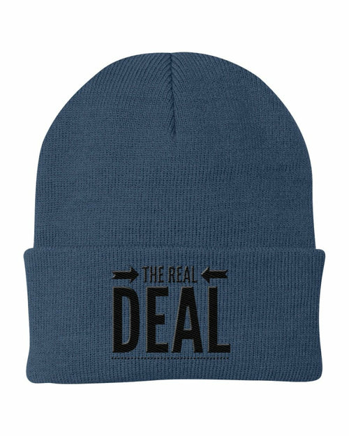 Uniquely You Beanie Cap - The Real Deal Embroidered Graphic / Cuffed